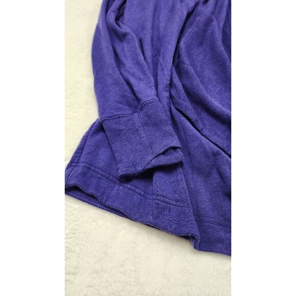 Athleta Pranayama Restore Wrap Purple Cardigan Sweater Small - Picture 4 of 6